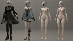 YoRHa 2B  V2.0 (with Kainé’s outfit and Vicious Contract