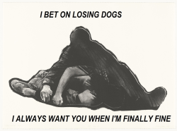 millimallow:mitski, i bet on losing dogs (2016) / rafael canogar,