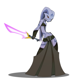 thepinkpirate:  Twi’lek Sith I did for the character design