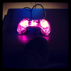 Purple controller #loveit #purple #lightup #blackshoe #pretty