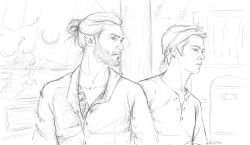 andavs:Pirate!Sterek of the ongoing Allydia fic A New Course