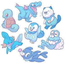 synthaphone:  water starters! 