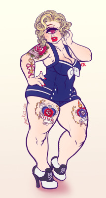 gunkiss:  Rockabilly Cyclops Rosebelle This was actually the