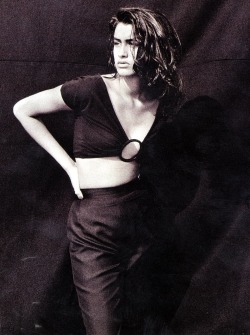 80s-90s-supermodels:  “Seduzione”, Marie Claire Italia,