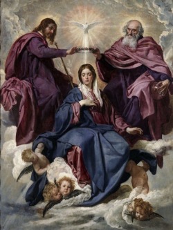 Diego Velázquez, The Coronation of the Virgin. 1635-36