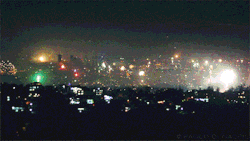  New Year in the PhilippinesThe view of the Metro Manila skyline