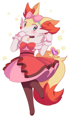 stuffly:You guys like Braixen right! ;3 Eeee~! <3