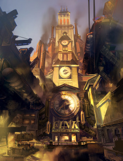 steampunktendencies:  Bioshock Infinite - Early Finkton concept