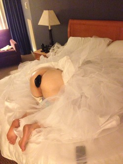 dasflute:  mistersean:  Violating my submissive on her wedding