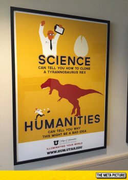 srsfunny:Science Vs. Humanities Degree