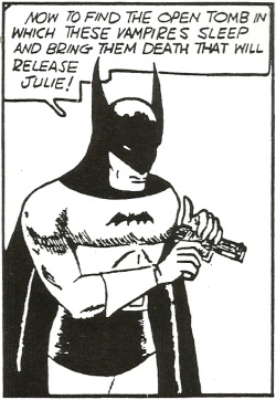 Panel from Batman No. 32, October 1939, by Bill Finger and Bob