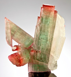 mineralists:  Gemmy red capped Tourmaline with doubly terminated