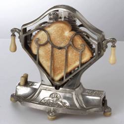 steampunktendencies:An Electric Toaster circa 1920