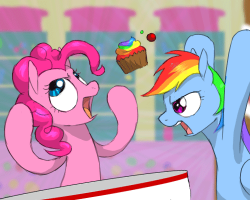 askcoppercog:   lloxie: Yay cupcakes! x3  PP:  For Celestia’s