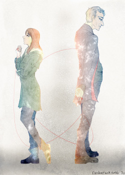 randomthunk:  The red string of fate: the concept that two people