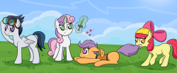 ask-carpenter-bloom:  [Apple Bloom]: We’re not going to deal