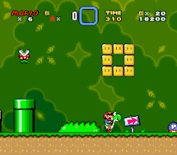 suppermariobroth:In Super Mario World, if Yoshi licks up a P-Switch