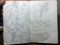 redgart:  More studies, now with ganondorf and link ;), hope