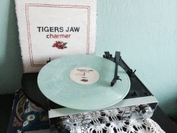 cloudsinplaces:  The vinyl matches my walls. I love it. 