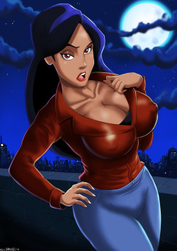 therealshadman:  Old Elisa Maza pinup I did back in 2012 You