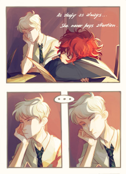 viria:  Rose is sleeping and Scorpius gets distracted ;) I wanted