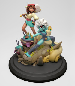 indivisiblerpg:  Behold! The final renders of the @indivisiblerpg