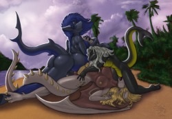 thefurrydragon:  sexy-shark-girls:  Some sharks and dragons together