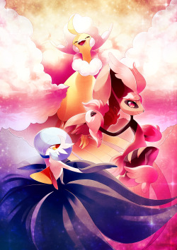 sylvaur:  GIRL POWER  Yeeee here are my shiny mega ladies :D