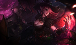 league-of-legends-sexy-girls:  Bewitching Morgana Splash Art