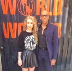 alliggy:  thenewclassic: Me and RuPaul!!!! #julie
