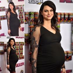 She looks gorgeous as a pregnant mother!!