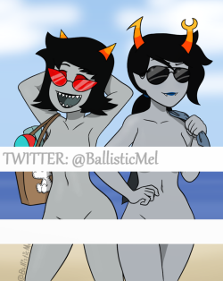 Scourge sisters beach day alternate. (uncensored below)Follow