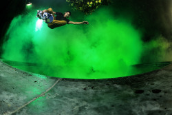 vansskate:  Curren Caples floats one above Arto’s green room.