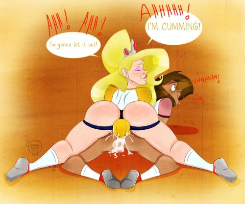 Camp W.O.O.D.Y.: Eris X Courtney 2==========  ==========  COMMISSIONED ARTWORK done by: feathers-ButtsConcept and idea: me  ========== Eris bringing her  magical, golden apple strap-on C.I.T humping session with Courtney to a creamy climatic