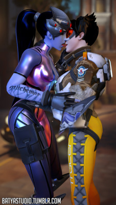 batyastudio:    Kiss of Widow and Tracer for Alex    Thank you