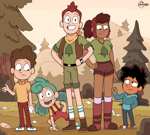 imaginmation:  auveiss:     🌲 Behold! Camp Camp in Hilda art