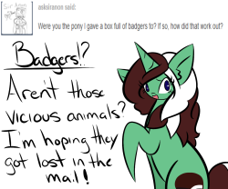 ask-peppermint-pattie:  Why on Equestria would anyone send someone