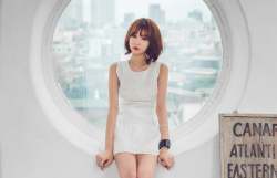 korean-dreams-girls:  Ji Na - August 05, 2014 1st Set  Baby
