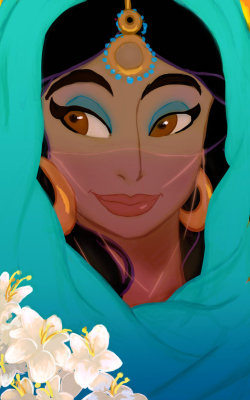 princessesfanarts:  Jasmine by Kevsoraone  