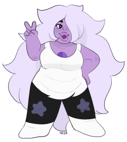misspolycysticovaries:really quick amethyst i did just to have