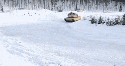 main-battle-tank:    Watch These 62 Ton M1 Abrams Tanks Drift