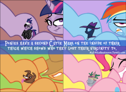 lauphing-bronie42:  mylittleheadcanon:  Headcanon submitted by