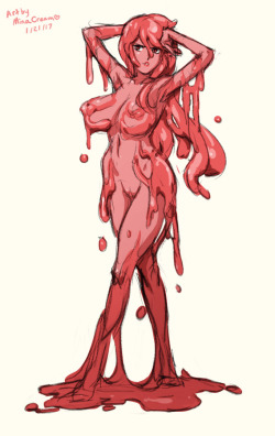 Making some monster girls. <3 Here’s slime~Commission meSupport