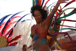   Body painted carnival from Cape Verde, photographed by Carlos