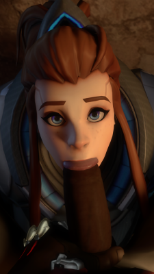 naughty-overwatch:  That look she gives you when she’s sucking
