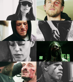 thesewickedhands:   sons of anarchy, bruised & batteredasked