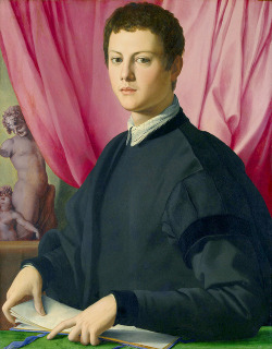 Bronzino - Portrait of a young man or Portrait of the sculptor