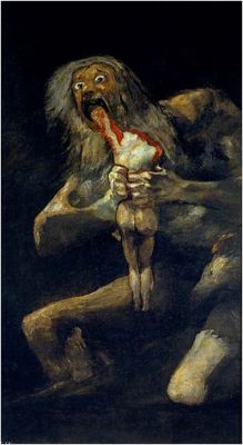 Cronus Devouring His Son - Goya