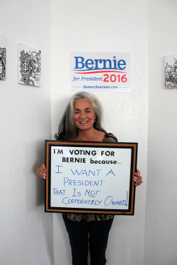 highmelalanin:  whywerevotingbernie:  Why are you voting for