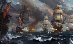 little-dose-of-inspiration:Sea Battle by haryarti